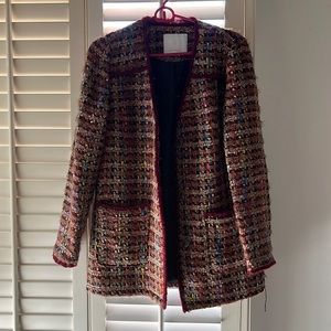 Anthropologie colorful coat